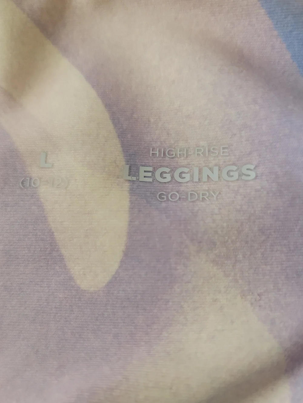 Old Navy Girls High Rise Pastel Tie Dye Leggings Size L (10-12)
